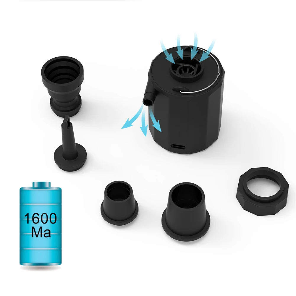 Outdoor Mini Air Pump For Mattress Mat Camping Portable Electric Inflator USB Charging Pillow Swimming Ring Inflatable Boat
Outdoor Mini Air Pump For Mattress Mat Camping Portable Electric Inflator USB Charging Pillow Swimming Ring Inflatable Boat