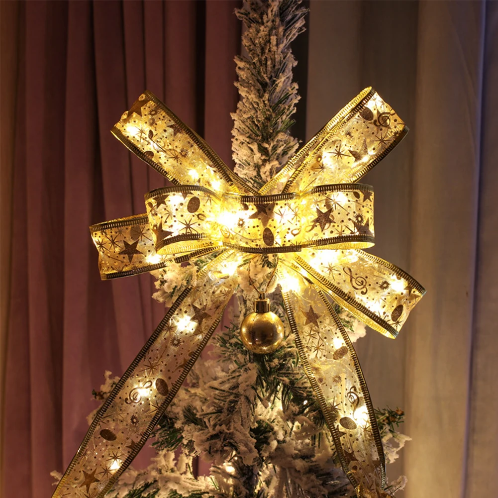 Ribbon String Lights Christmas Tree Decoration Led Ribbon Bows Light 5m/10m Christmas New Year Ribbon Lights Home Decor
Ribbon String Lights Christmas Tree Decoration Led Ribbon Bows Light 5m/10m Christmas New Year Ribbon Lights Home Decor