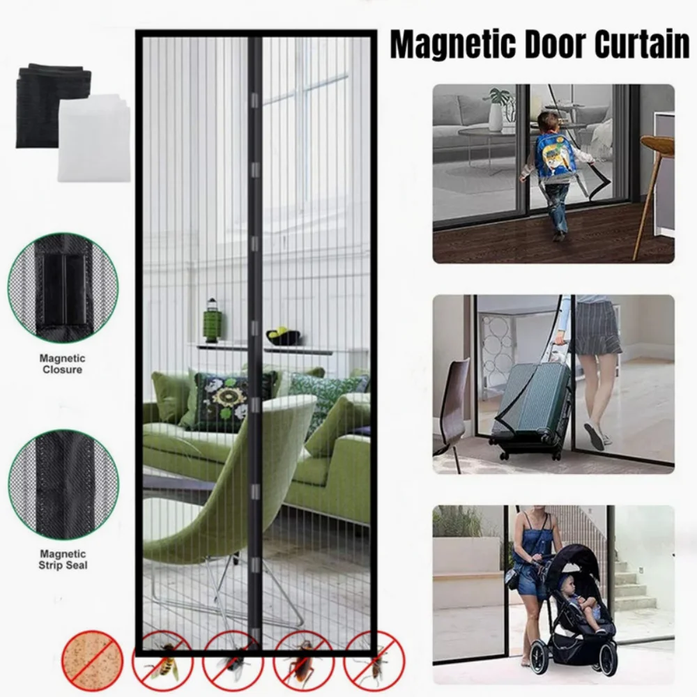Punch-free Strong Magnetic Door Curtain Anti Bug Insect Fly Mosquito Net Side Open Style Automatic Closing Invisible Mesh Gauze
Punch-free Strong Magnetic Door Curtain Anti Bug Insect Fly Mosquito Net Side Open Style Automatic Closing Invisible Mesh Gauze