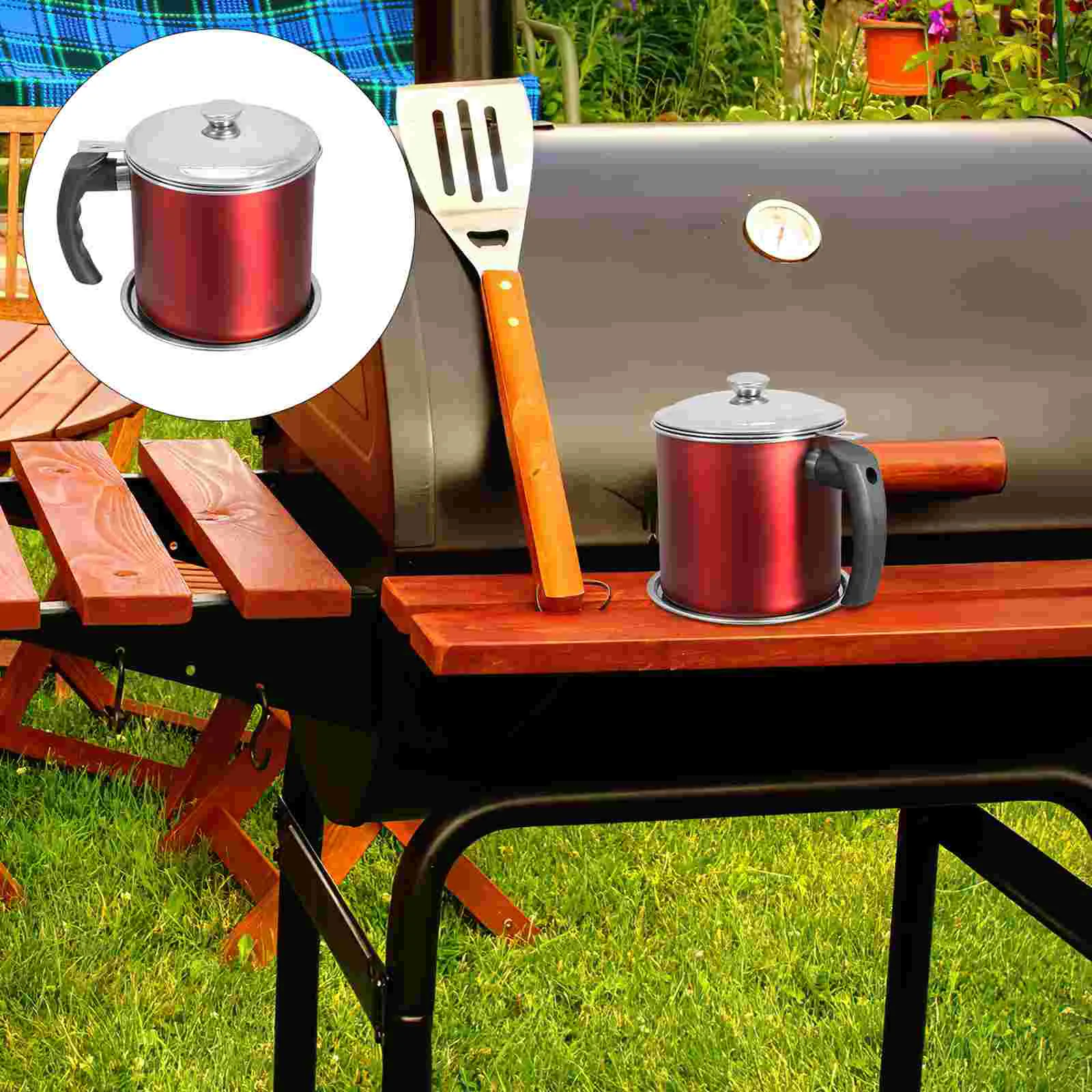 Frying Oil Cooking Grease Stainless Steel Pot With Strainer Grease Container FOR Kitchen Storage
Frying Oil Cooking Grease Stainless Steel Pot With Strainer Grease Container FOR Kitchen Storage