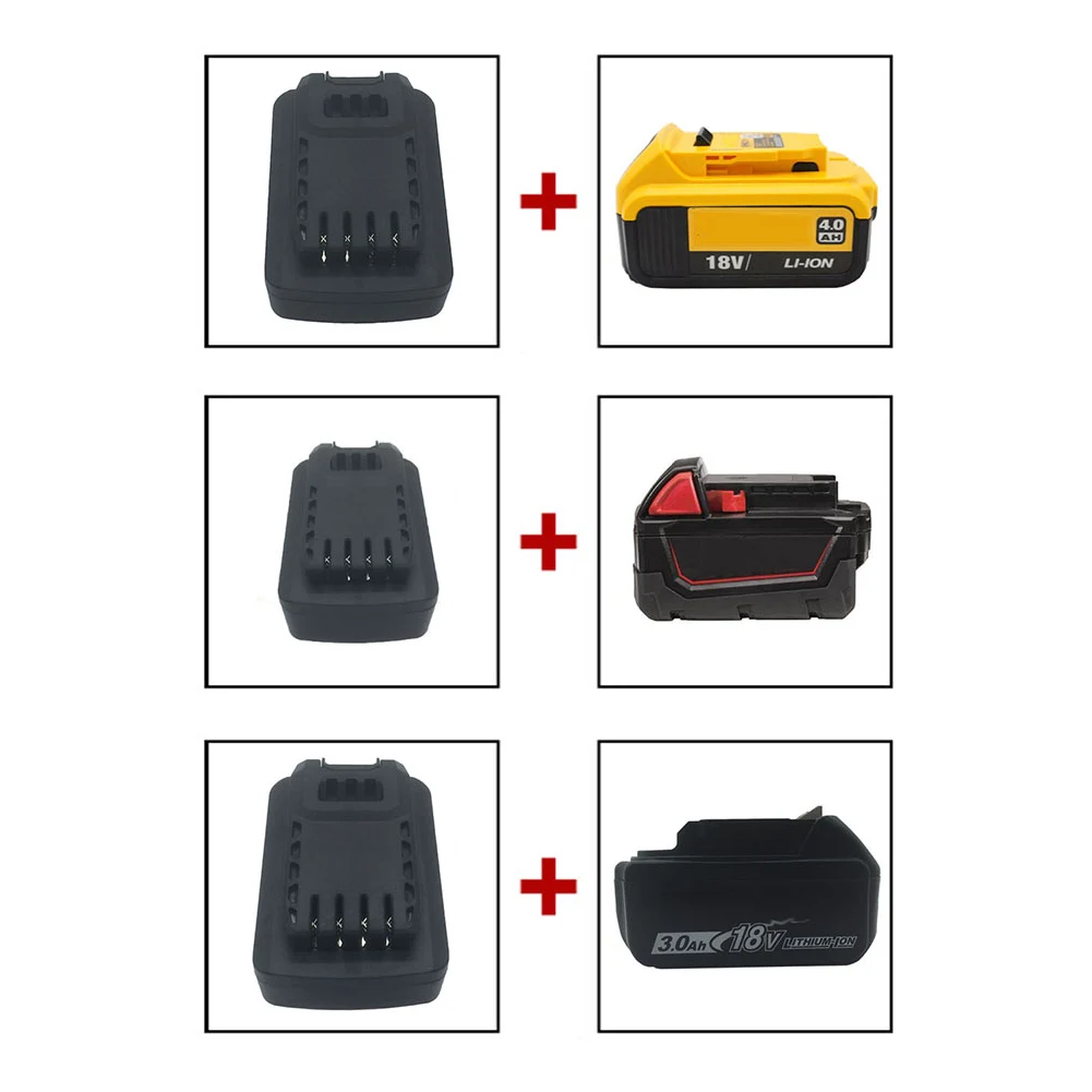 Преобразователь адаптера аккумулятора для литиевых батарей Dewei/Makita/Milwaukee 18 в/20 в для литиевых батарей Stanley 18 в/20 в V20
Преобразователь адаптера аккумулятора для литиевых батарей Dewei/Makita/Milwaukee 18 в/20 в для литиевых батарей Stanley 18 в/20 в V20