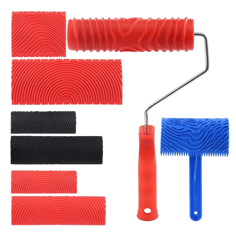 8Pcs Wood Graining Painting Tool Set,With Handle DIY Wood Grain Painting Pattern Tool For Furniture Wall Room Decoration
8Pcs Wood Graining Painting Tool Set,With Handle DIY Wood Grain Painting Pattern Tool For Furniture Wall Room Decoration