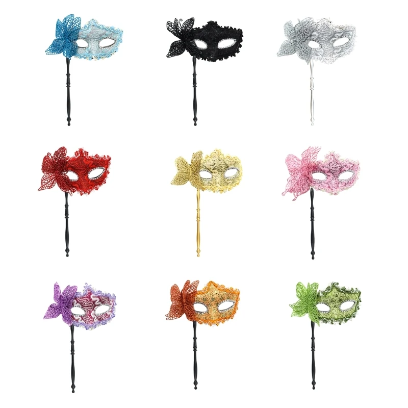 Venetian Butterfly Mask Women Masquerade Mask Halloween Party Mask with Holding Stick Half Face Mask Mardi Gras Mask
Venetian Butterfly Mask Women Masquerade Mask Halloween Party Mask with Holding Stick Half Face Mask Mardi Gras Mask