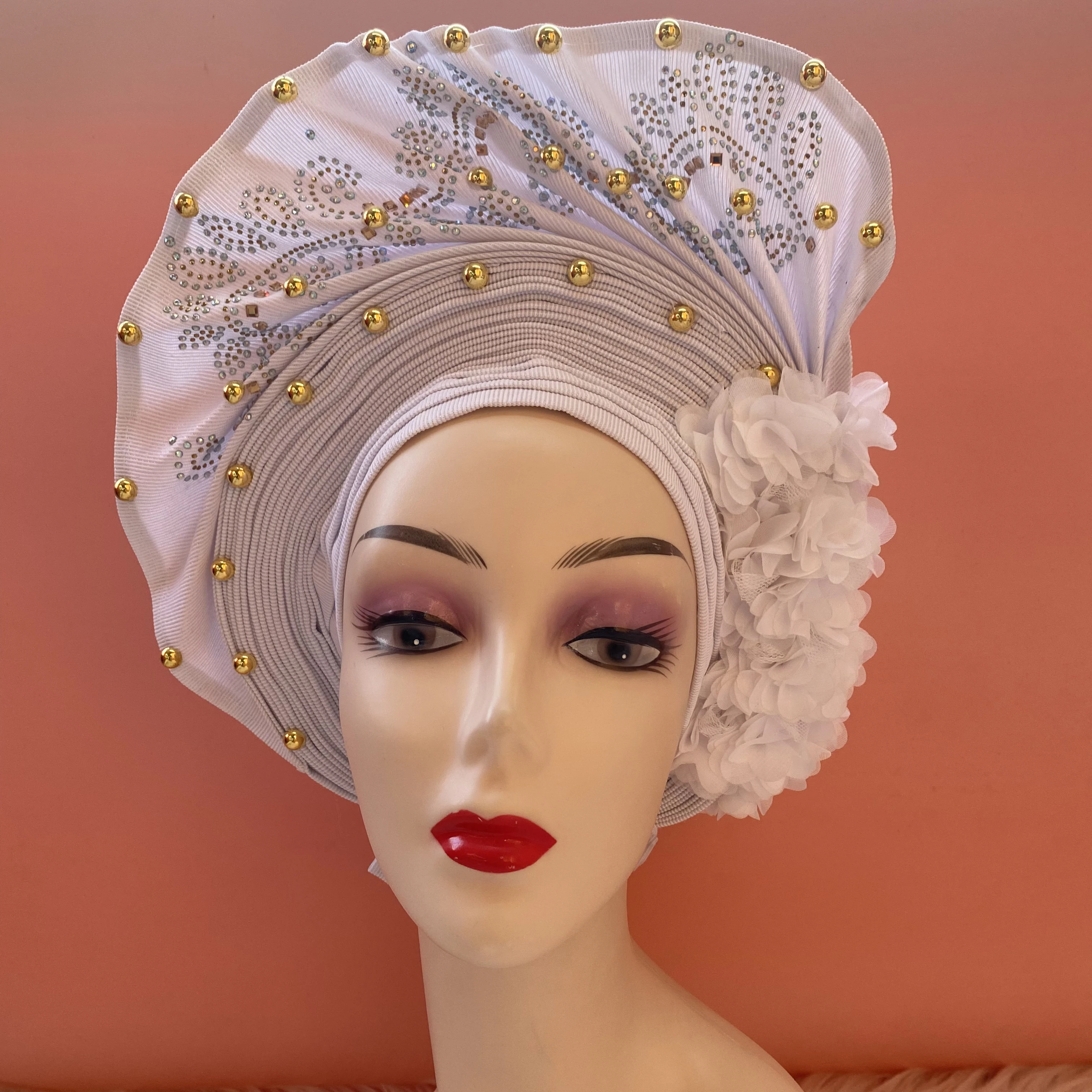 Latest Shinning Sequins Turban Cap for Women Ready Female Head Wraps African Auto Geles Aso Oke Headtie Already Made Headties
Latest Shinning Sequins Turban Cap for Women Ready Female Head Wraps African Auto Geles Aso Oke Headtie Already Made Headties