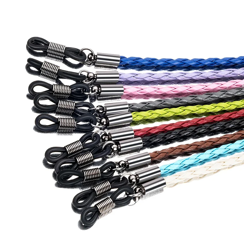 Leather Twist Sunglasses Lanyard Glasses Strap Rope Woven Chain Outdoor Sports Non-slip Glasses Cord for Women Men Eye Accessory
Leather Twist Sunglasses Lanyard Glasses Strap Rope Woven Chain Outdoor Sports Non-slip Glasses Cord for Women Men Eye Accessory