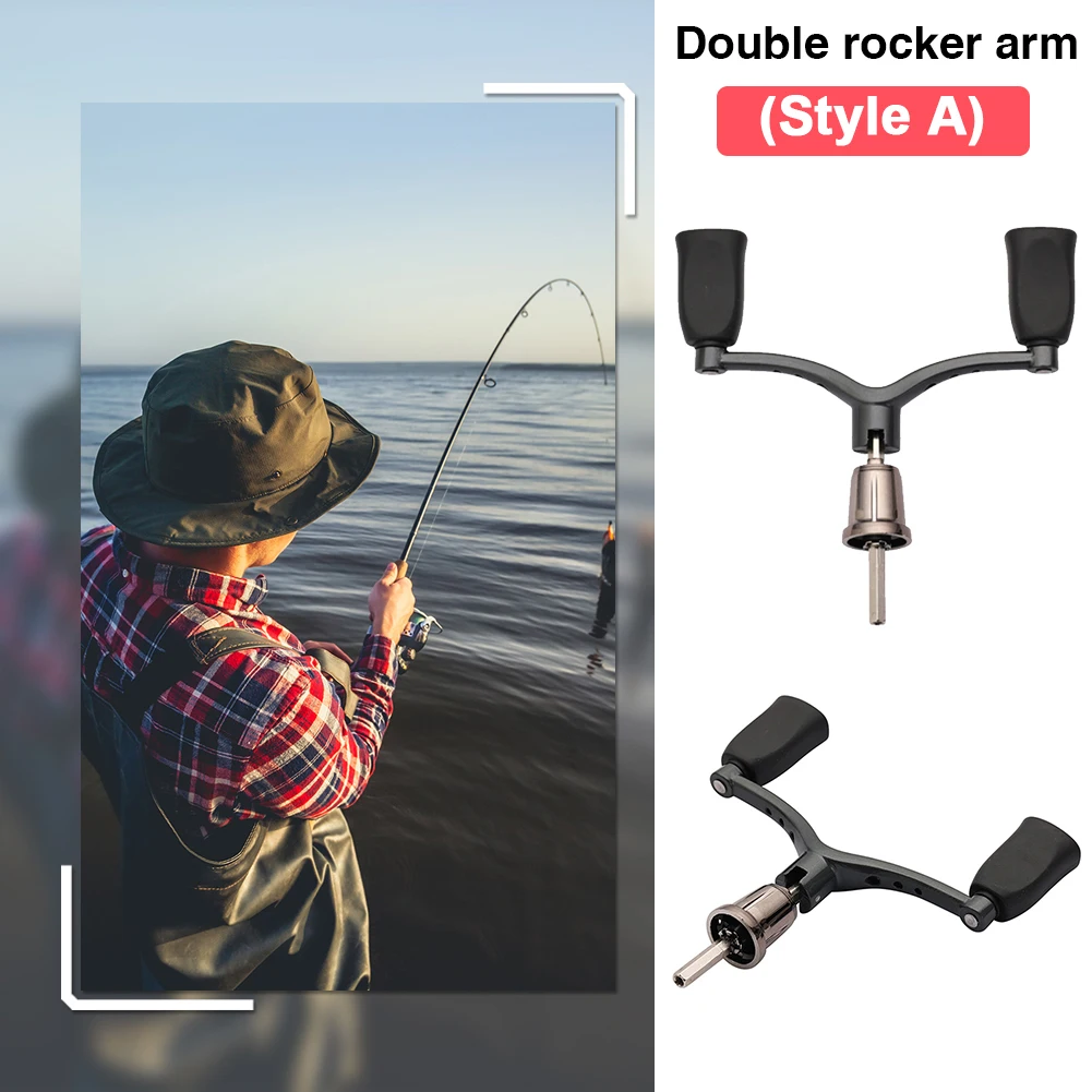 Spinning Fishing Reel Handle Aluminum Fishing Double Handle Wear-resistant Replacement Tackle Parts Fishing Accessories
Spinning Fishing Reel Handle Aluminum Fishing Double Handle Wear-resistant Replacement Tackle Parts Fishing Accessories