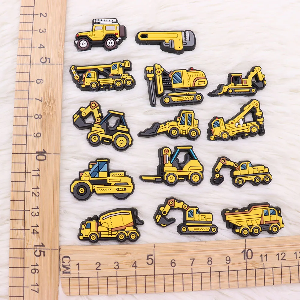 New 1pcs Tractor Excavator Shoes Accessories Boys Garden Shoe Buckle Decorations Fit Croc Jibz Charm Birthday Gift
New 1pcs Tractor Excavator Shoes Accessories Boys Garden Shoe Buckle Decorations Fit Croc Jibz Charm Birthday Gift