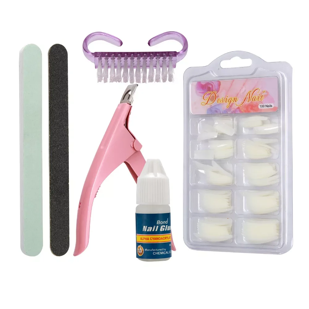 NEW2023 6 in 1 Basic Nail Art DIY Set 100PCS False Acrylic French Nail Tips Glue Cutter Tool US dropshipping
NEW2023 6 in 1 Basic Nail Art DIY Set 100PCS False Acrylic French Nail Tips Glue Cutter Tool US dropshipping