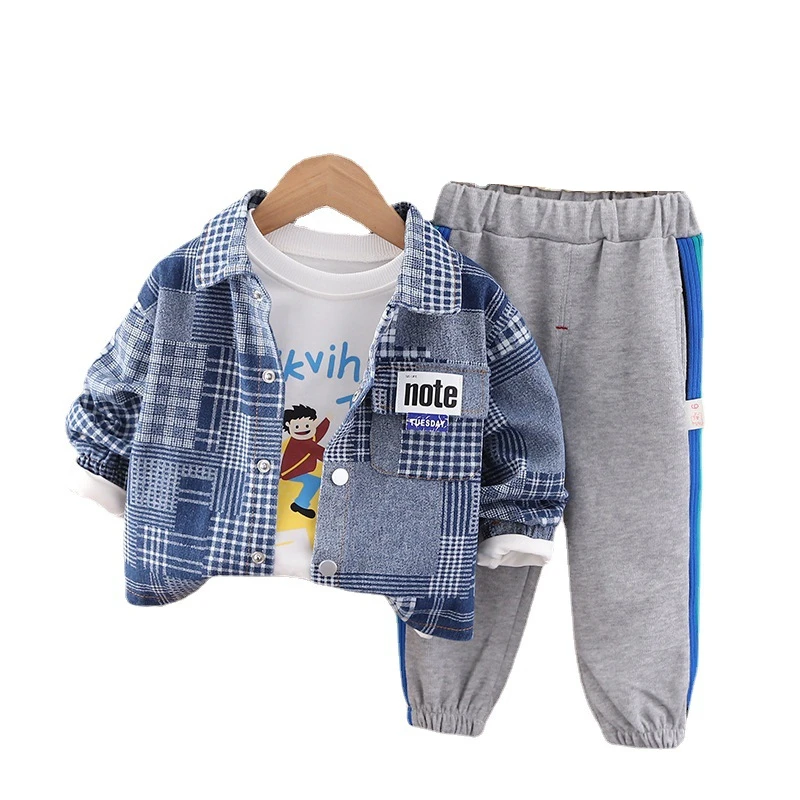 New Autumn Baby Clothes Children Girls Boys Fashion Coat T-Shirt Pants 3Pcs/Sets Toddler Casual Costume Infant Kids Tracksuits
New Autumn Baby Clothes Children Girls Boys Fashion Coat T-Shirt Pants 3Pcs/Sets Toddler Casual Costume Infant Kids Tracksuits