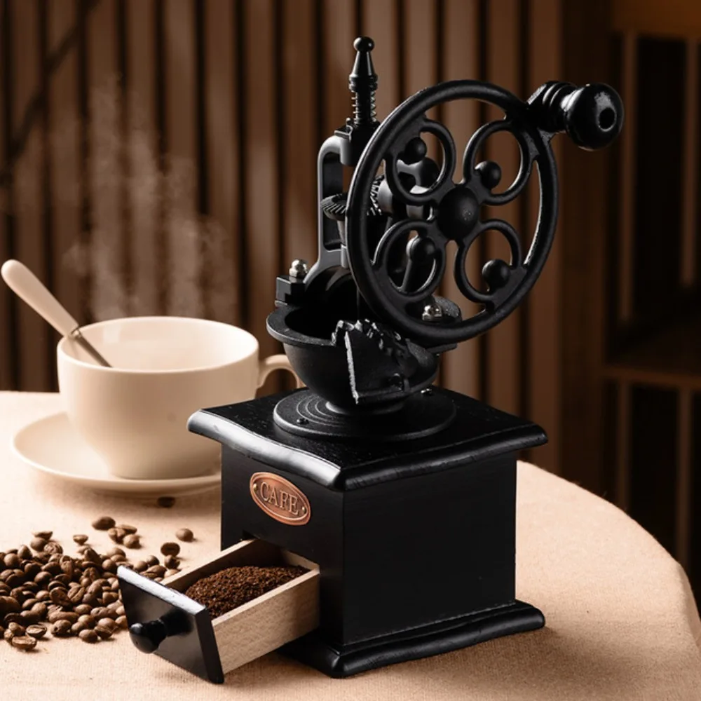 Retro Handmade Coffee Grinder Manual Kitchen Portable Coffee Maker Tool Accessories for Making Coffee Beans Ground
Retro Handmade Coffee Grinder Manual Kitchen Portable Coffee Maker Tool Accessories for Making Coffee Beans Ground