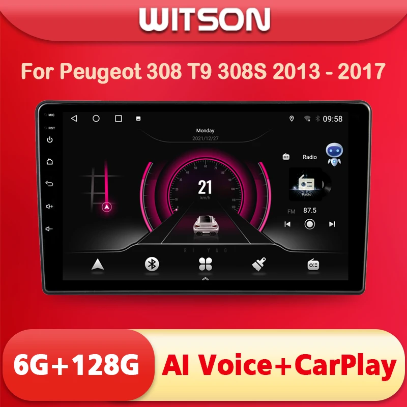 WITSON AI VOICE Android 11 DVD Car Player For PEUGEOT 308 2013-2017 Touch Screen Video 2din Wireless CarPlay 4G Modem
WITSON AI VOICE Android 11 DVD Car Player For PEUGEOT 308 2013-2017 Touch Screen Video 2din Wireless CarPlay 4G Modem