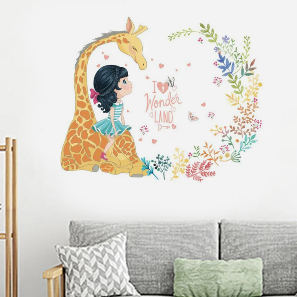 2pcs Sticker Creative Removable Cartoon Girls Giraffe Wall Sticker Decal Wallpaper Sticker for
2pcs Sticker Creative Removable Cartoon Girls Giraffe Wall Sticker Decal Wallpaper Sticker for