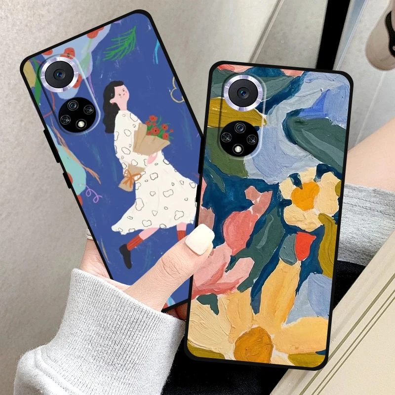 Colorful Flower Oil Painting Phone Case For Huawei P30 Lite P20 Pro Honor 10 8X 9X 10X 9A Funda Black Soft Coque
Colorful Flower Oil Painting Phone Case For Huawei P30 Lite P20 Pro Honor 10 8X 9X 10X 9A Funda Black Soft Coque