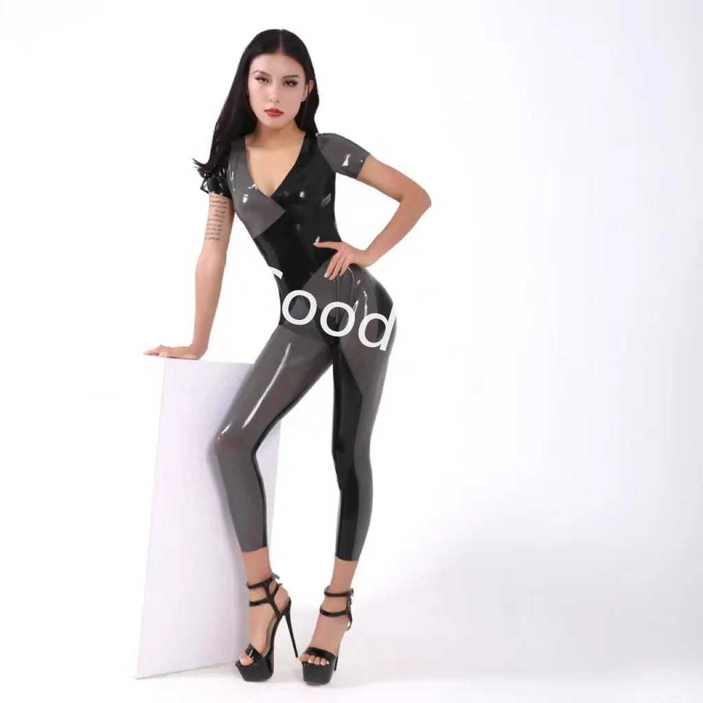 Новое поступление, женское сексуальное латексное боди ручной работы, комбинезон смешанных цветов, резиновое боди с коротким рукавом и молнией на промежности
Новое поступление, женское сексуальное латексное боди ручной работы, комбинезон смешанных цветов, резиновое боди с коротким рукавом и молнией на промежности