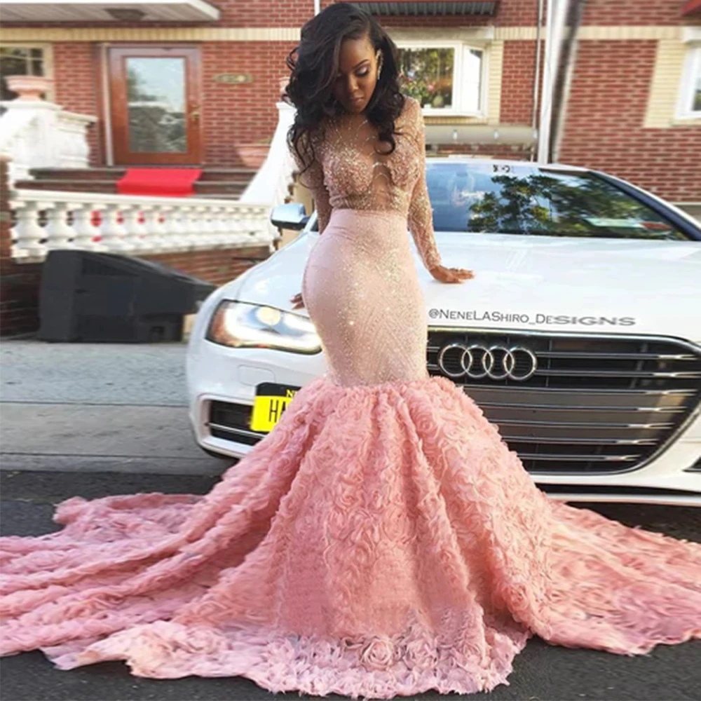 Strapless Mermaid Evening Dresses Sequin Beading Full Sleeve Prom Dress Elegant Flower Floor Length Party Dress Vestidos De Fie
Strapless Mermaid Evening Dresses Sequin Beading Full Sleeve Prom Dress Elegant Flower Floor Length Party Dress Vestidos De Fie