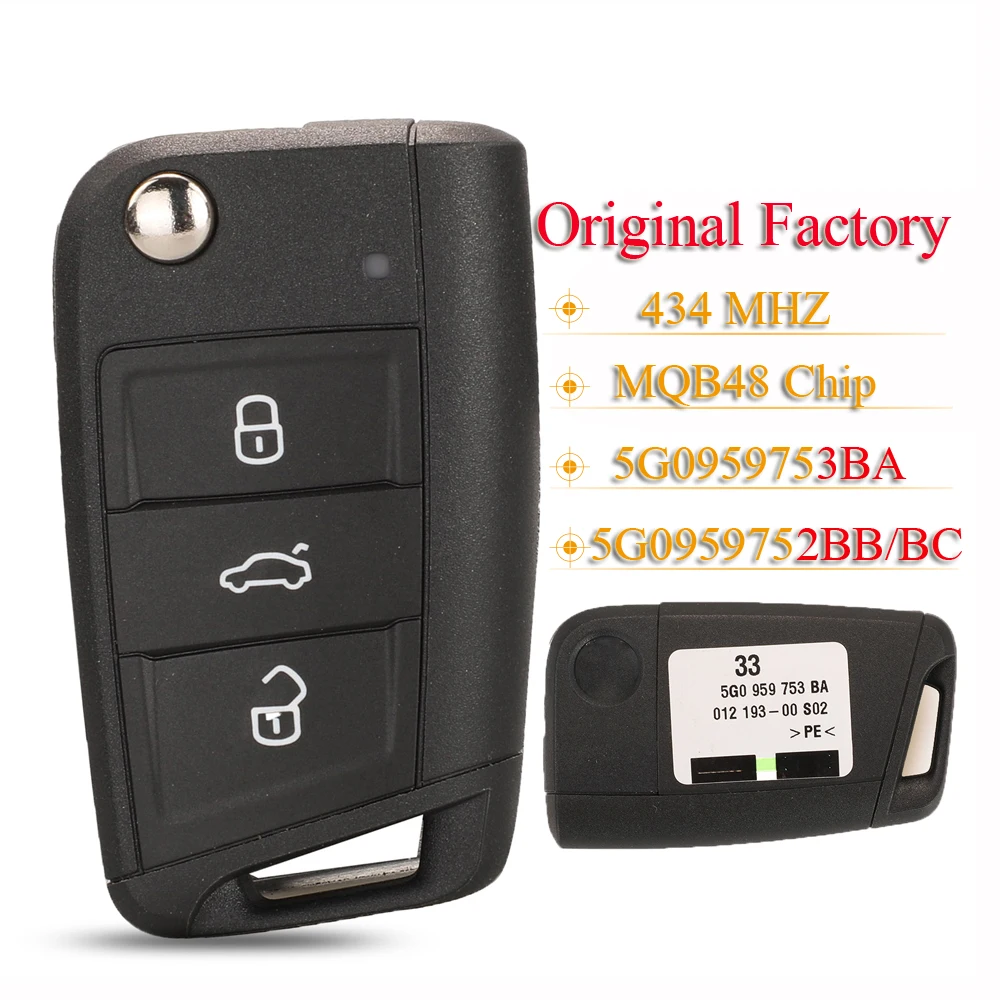 Оригинальный Автомобильный флип-брелок jingyuqin 434 МГц MQB48 для VW Golf MK7 Jetta Skoda Octavia Superb Touran Tiguan 753BA/ 752BB/BC
Оригинальный Автомобильный флип-брелок jingyuqin 434 МГц MQB48 для VW Golf MK7 Jetta Skoda Octavia Superb Touran Tiguan 753BA/ 752BB/BC