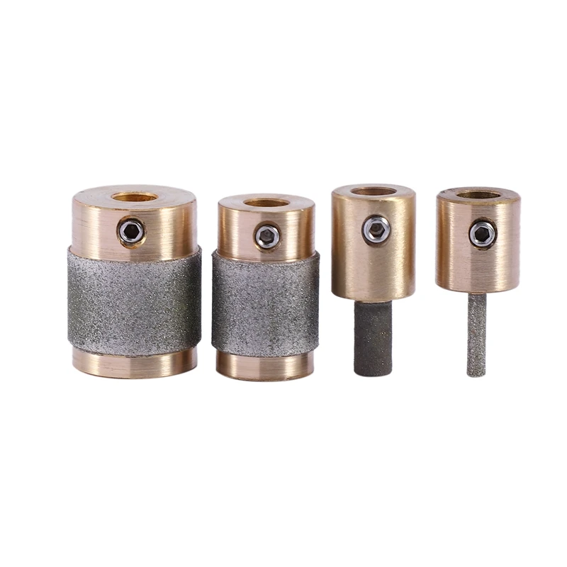 4 Standard Brass Grit Grinding Bits 1 Inch 3/4 Inch 1/8 Inch 1/4 Inch For Inland Stained Glass
4 Standard Brass Grit Grinding Bits 1 Inch 3/4 Inch 1/8 Inch 1/4 Inch For Inland Stained Glass
