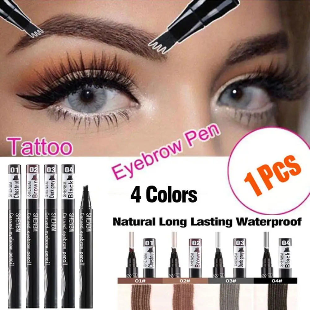 4 Colors Eyebrow Pen Waterproof 4 Fork Tip Eyebrow Liquid Eye Dark Natural Pencil Tattoo Lasting Long Pencil Brown Brow T0J7
4 Colors Eyebrow Pen Waterproof 4 Fork Tip Eyebrow Liquid Eye Dark Natural Pencil Tattoo Lasting Long Pencil Brown Brow T0J7