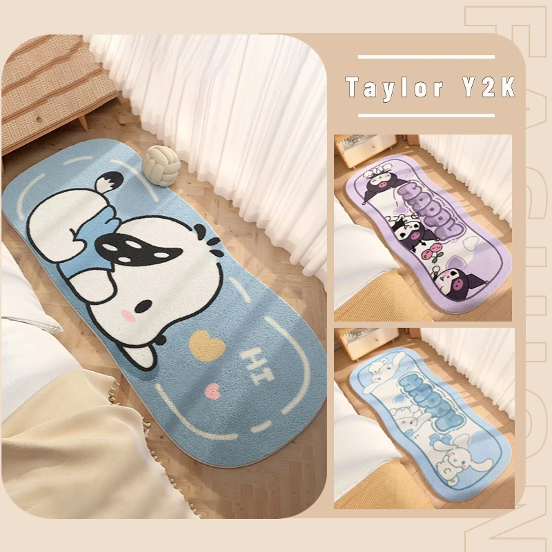 40*100cm Sanrio Kuromi Cinnamoroll Pachacco Plush Carpet Anime Figure Bathroom Kitchen No-slip Floor Mat Room Decoration Cushion
40*100cm Sanrio Kuromi Cinnamoroll Pachacco Plush Carpet Anime Figure Bathroom Kitchen No-slip Floor Mat Room Decoration Cushion