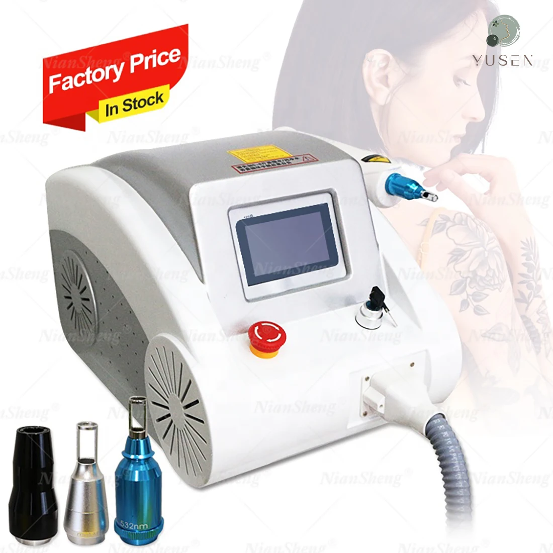 Factory Q switched Nd Yag laser for tattoo remvoal Carbon Peeling Flecks Eyebrow Pigment Therapy Beauty Machine
Factory Q switched Nd Yag laser for tattoo remvoal Carbon Peeling Flecks Eyebrow Pigment Therapy Beauty Machine