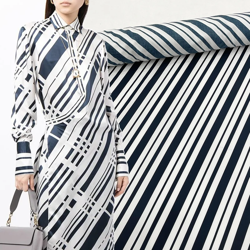 100% Cotton Poplin Fabric Brand Fashion Design Line Printed Women's Shirt Polyester Stretch Satin Fabrics Diy Sew Per Meter
100% Cotton Poplin Fabric Brand Fashion Design Line Printed Women's Shirt Polyester Stretch Satin Fabrics Diy Sew Per Meter
