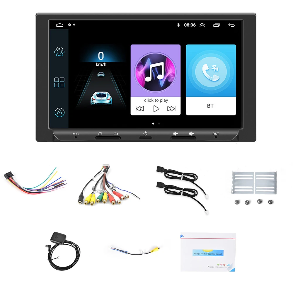 7-дюймовый Android 10,1 автомобильный радиоприемник Bluetooth беспроводной Carplay плеер Android Авто GPS WiFi
7-дюймовый Android 10,1 автомобильный радиоприемник Bluetooth беспроводной Carplay плеер Android Авто GPS WiFi