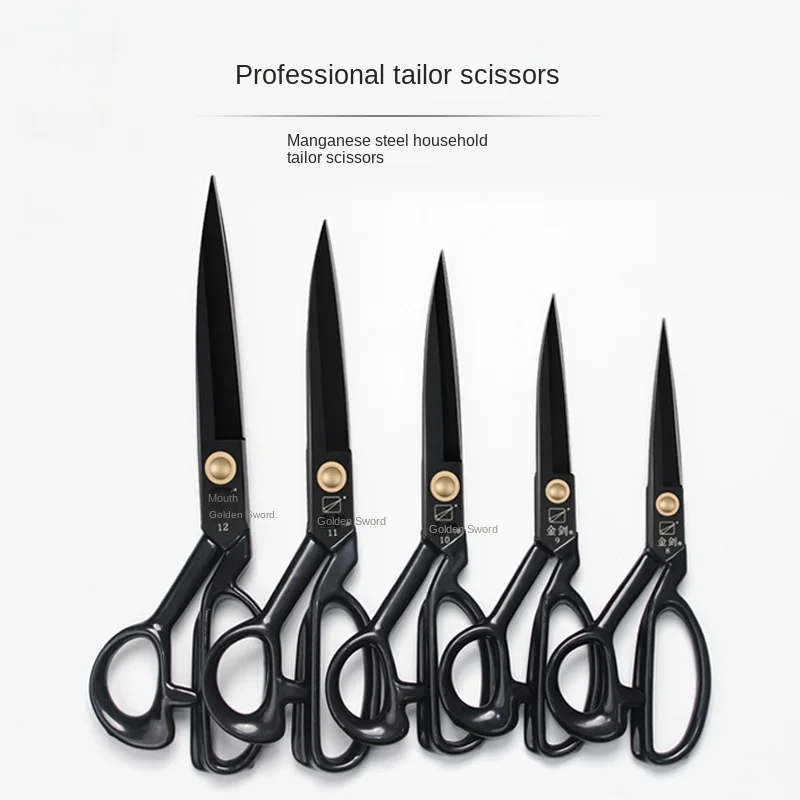 Manganese Steel Tailor's Scissors 8-12 inch Cloth Cutting Garment Scissors Leather Suit Sewing Large Scissors
Manganese Steel Tailor's Scissors 8-12 inch Cloth Cutting Garment Scissors Leather Suit Sewing Large Scissors