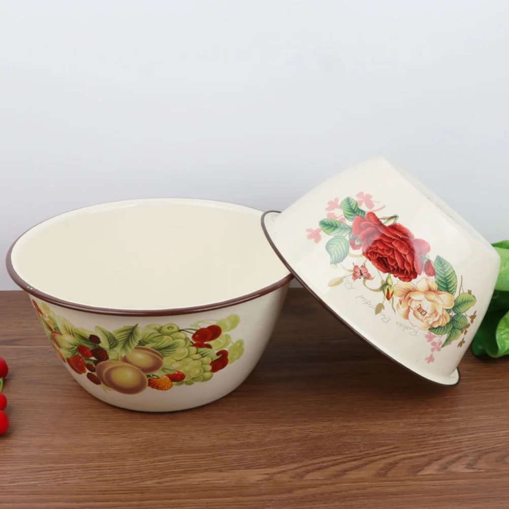 Bowl Enamel Basin Large Grease Enamelware Wash Serving Mixing Bacon Container Can Cooking Salad Oil Soup Washing Vintage Fruit
Bowl Enamel Basin Large Grease Enamelware Wash Serving Mixing Bacon Container Can Cooking Salad Oil Soup Washing Vintage Fruit
