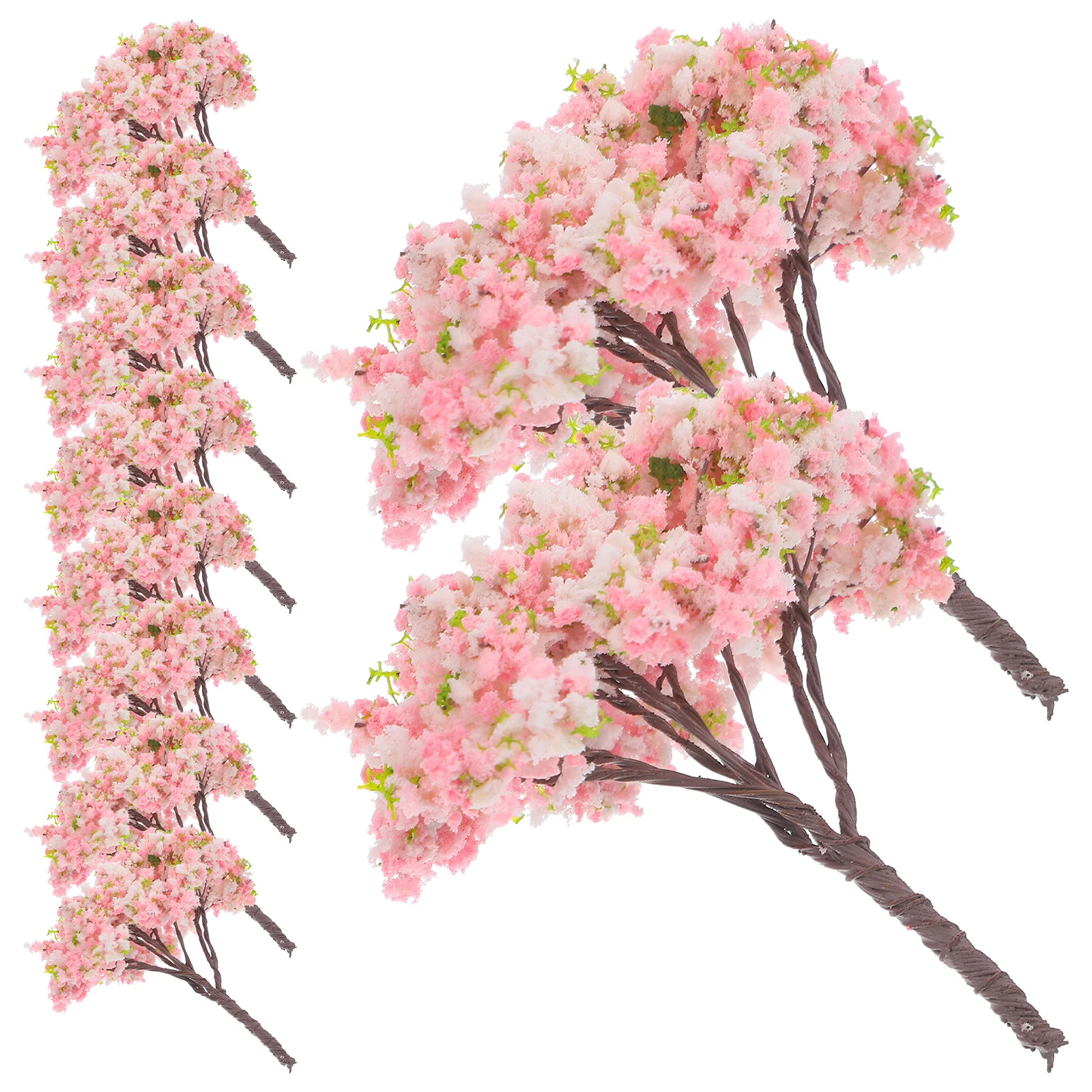 10pcs Model Tree Miniature Scenery Plastic Cherry Blossom Tree Scenic DIY Crafts Landscape Building Sand Table Decor
10pcs Model Tree Miniature Scenery Plastic Cherry Blossom Tree Scenic DIY Crafts Landscape Building Sand Table Decor