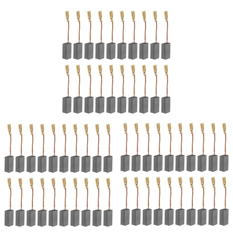 60 Pcs Carbon Motor Brushes, Replacement Angle Grinder Brush For Power Tool Repair Parts
60 Pcs Carbon Motor Brushes, Replacement Angle Grinder Brush For Power Tool Repair Parts