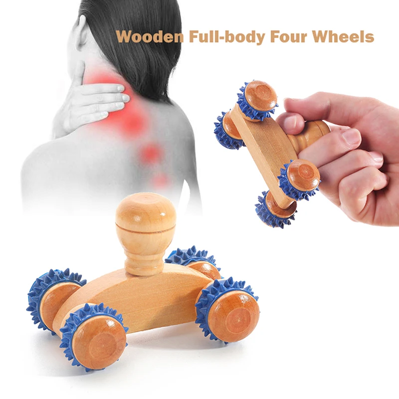 Wooden Handheld Body Roller 4 Wheels Balls Massager Arm Leg Back Foot Hand Neck Shoulder Muscle Pain Relief Massage Tool
Wooden Handheld Body Roller 4 Wheels Balls Massager Arm Leg Back Foot Hand Neck Shoulder Muscle Pain Relief Massage Tool
