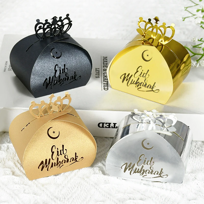 Eid Mubarak gift Box gold Chocolate candy packaging boxes for Eid Al-Fitr Islamic Muslim decoration Ramadan Kareem Party supply
Eid Mubarak gift Box gold Chocolate candy packaging boxes for Eid Al-Fitr Islamic Muslim decoration Ramadan Kareem Party supply