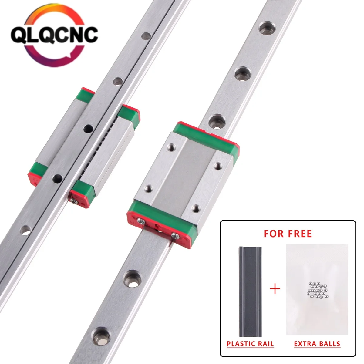 2pcs 100mm-1000mm MGN7/9/12/15 Linear Rail Guide With 2pcs MGN7C/7H/9C/9H/12C/12H/15C/15H Carriage Block For CNC And 3D Printer
2pcs 100mm-1000mm MGN7/9/12/15 Linear Rail Guide With 2pcs MGN7C/7H/9C/9H/12C/12H/15C/15H Carriage Block For CNC And 3D Printer