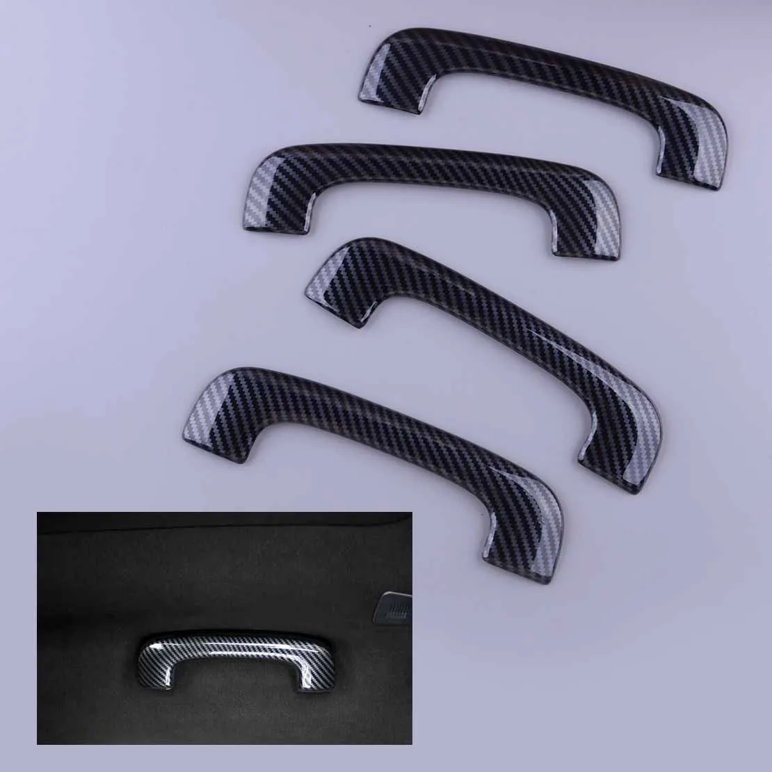 4pcs Black Carbon Fiber Style Interior Roof Grab Bar Handle Cover Trim Fit for Dodge Charger 2011-2016 2017 2018 2019 2020 2021
4pcs Black Carbon Fiber Style Interior Roof Grab Bar Handle Cover Trim Fit for Dodge Charger 2011-2016 2017 2018 2019 2020 2021