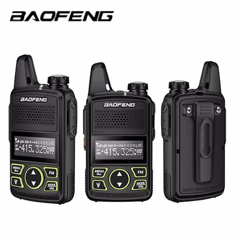 Портативная двухсторонняя рация Baofeng BF-T1 Mini BFT1 UHF 400-470 МГц 20CH Ham FM-приемопередатчик