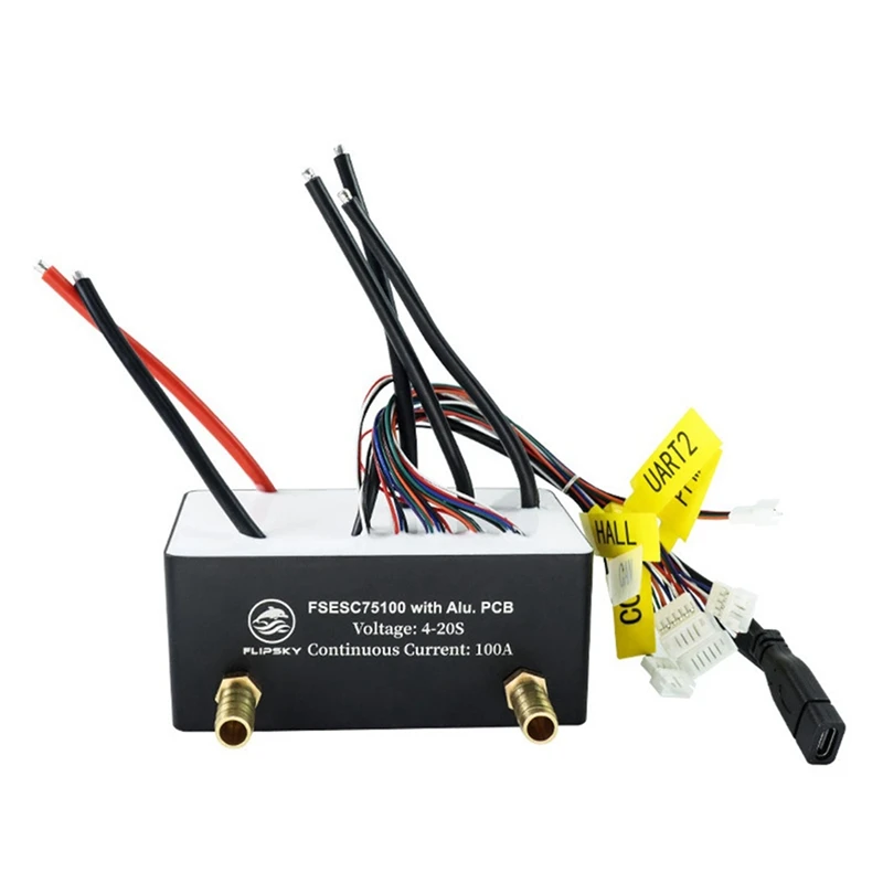 Flipsky 75100 With Aluminum PCB Based On VESC For Electric Skateboard / Scooter / Ebike Speed Controller
Flipsky 75100 With Aluminum PCB Based On VESC For Electric Skateboard / Scooter / Ebike Speed Controller