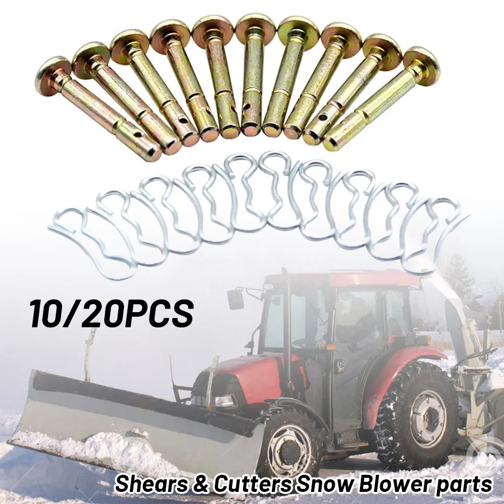 10/20pcs Shear Pins+ Cotters Pins Set For Cub Cadet MTD Snowblowers Replacement Garden Tool Parts 738-04124A 714-04040 738-04155
10/20pcs Shear Pins+ Cotters Pins Set For Cub Cadet MTD Snowblowers Replacement Garden Tool Parts 738-04124A 714-04040 738-04155