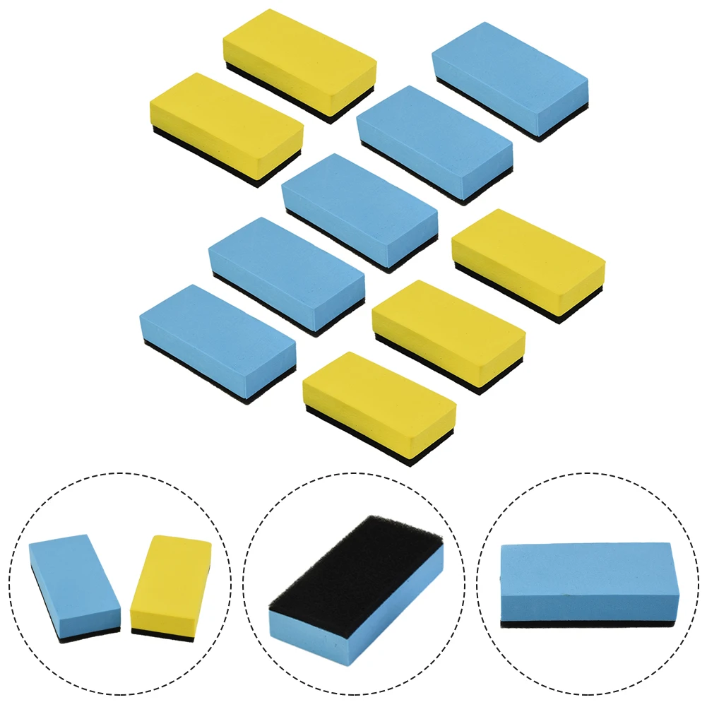 10 Pcs//set Car Ceramic Coating Sponges Applicator Glass Nano Wax Coat Applicator Pad Sponge For Auto Waxing Polishing
10 Pcs//set Car Ceramic Coating Sponges Applicator Glass Nano Wax Coat Applicator Pad Sponge For Auto Waxing Polishing