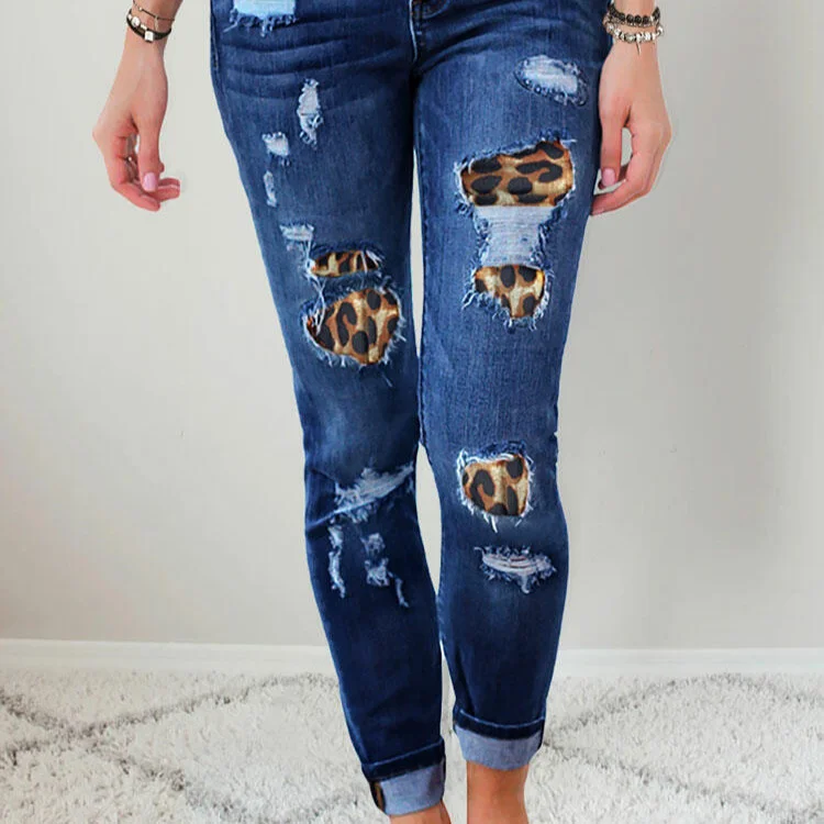 Jeans vintage Women's leisure denim pants women's loose high waist wash pants jeans Jean Lame Hole Vintage pour femme 
Jeans vintage Women's leisure denim pants women's loose high waist wash pants jeans Jean Lame Hole Vintage pour femme