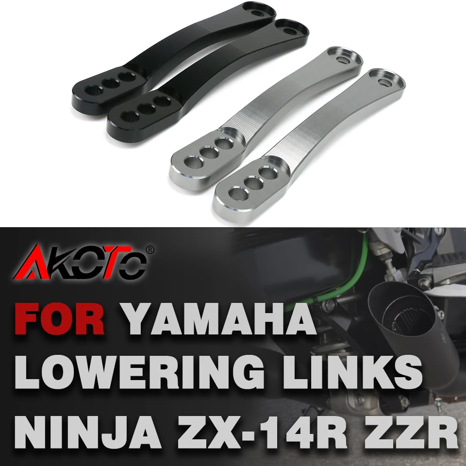 For KAWASAKI Ninja ZX14 ZX14R ZX-14 ZX-14R ZZR1400 2006-2022 Motorcycle Rear Shock Suspension Lowering Linkage Drop Links Kit 4"
For KAWASAKI Ninja ZX14 ZX14R ZX-14 ZX-14R ZZR1400 2006-2022 Motorcycle Rear Shock Suspension Lowering Linkage Drop Links Kit 4"