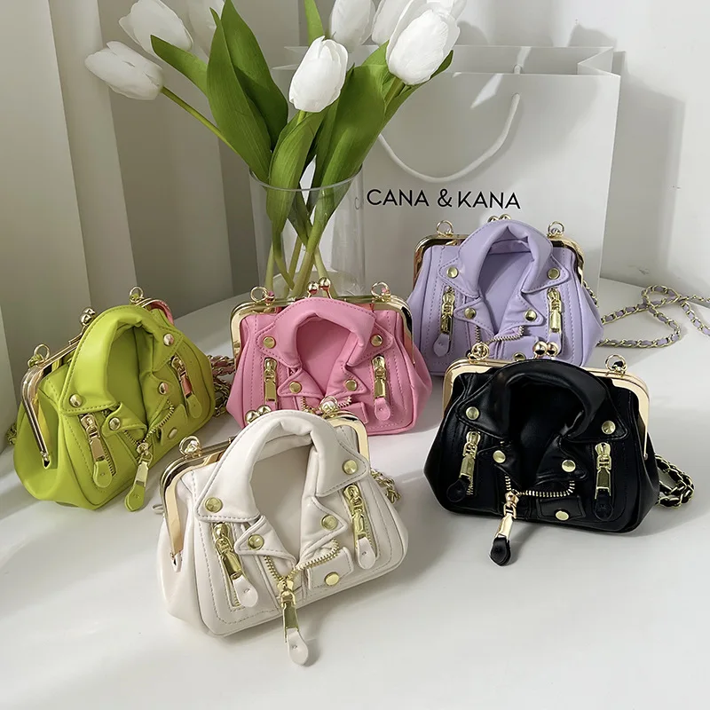 2022 New Chain Crossbody Bag Novelties Trend Green Pink Clothing Women's Shoulder Bag Jacket Color Coin Purse Unique Purple Bag
2022 New Chain Crossbody Bag Novelties Trend Green Pink Clothing Women's Shoulder Bag Jacket Color Coin Purse Unique Purple Bag