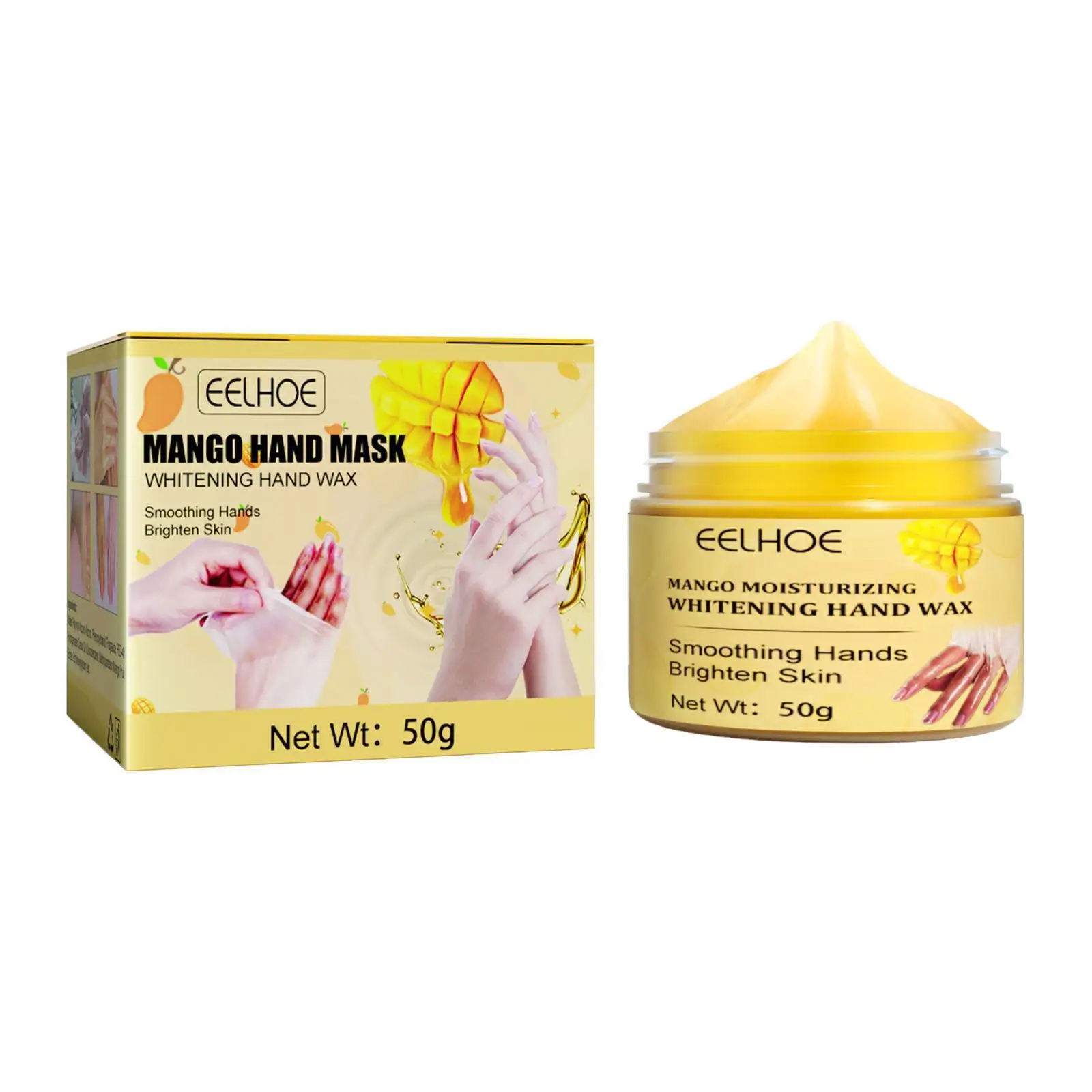 50g Mango Moisturizing Hand Wax Shrink Pores Firm Tender Calluses Whitening Skin Exfoliating Mask Hands Repair Moisturizing K6N0
50g Mango Moisturizing Hand Wax Shrink Pores Firm Tender Calluses Whitening Skin Exfoliating Mask Hands Repair Moisturizing K6N0