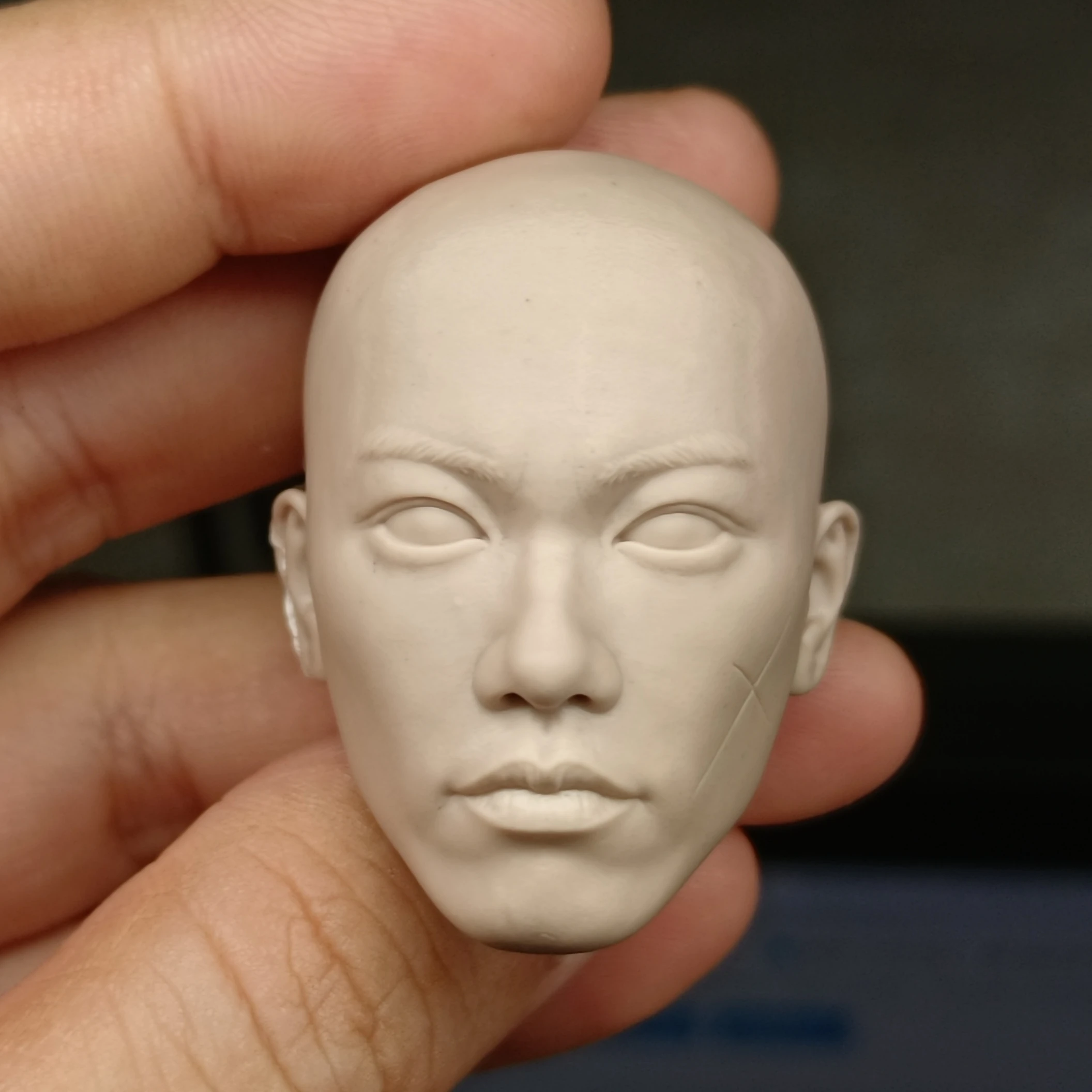 Unpainted 1/6 Scale HIMURA KENSHIN Head Sculpt Model For 12'' Action Figure Dolls Painting Exercise
Unpainted 1/6 Scale HIMURA KENSHIN Head Sculpt Model For 12'' Action Figure Dolls Painting Exercise