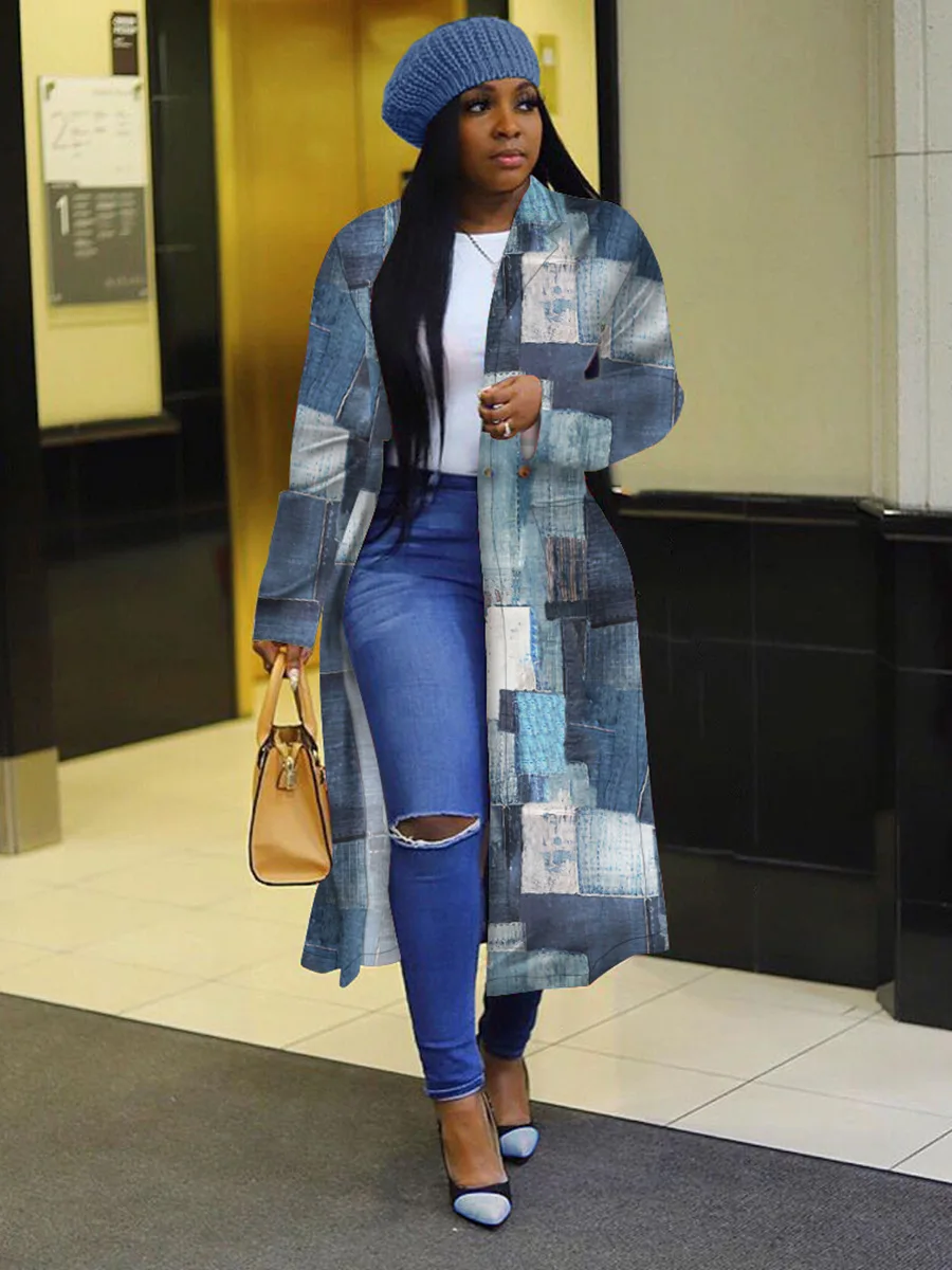 Plus Size Long Shirt Dress for Women Polyester Long Jacket African Clothes Coats African Women Long Sleeve Printing S-5XL
Plus Size Long Shirt Dress for Women Polyester Long Jacket African Clothes Coats African Women Long Sleeve Printing S-5XL