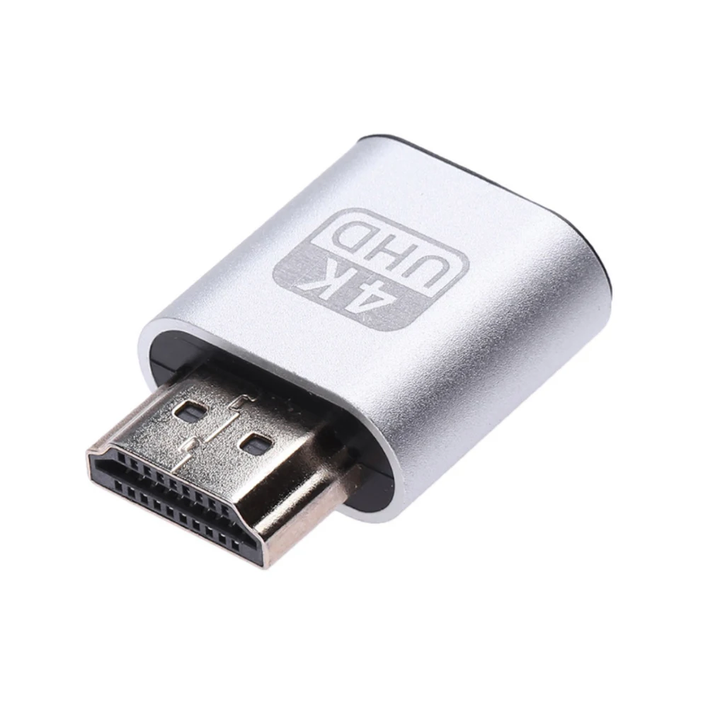 

VGA Virtual Display Adapter HDMI-compatible 1.4 DDC EDID Dummy Plug Headless Ghost Display Emulator Video Card Lock Plate