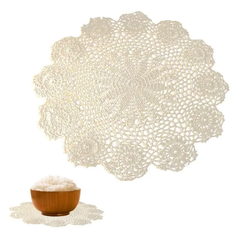 Table Placemat For Kitchen Table Handmade Lace Coaster Pads Insulation Table Placemat Non-slip Mats Western Mat For Table Decor
Table Placemat For Kitchen Table Handmade Lace Coaster Pads Insulation Table Placemat Non-slip Mats Western Mat For Table Decor