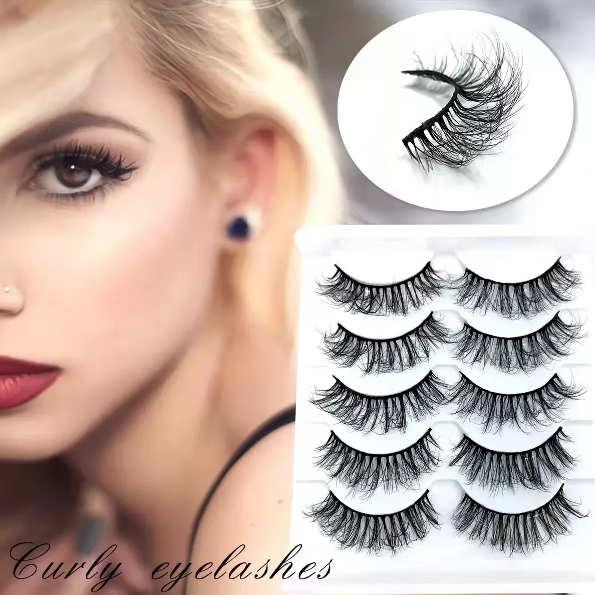 Faux Mink Hair False Eyelashes Wispy Criss-cross Fluffy Thick Natural Handmade Lash Cruelty-free Eye Makeup Tools New
Faux Mink Hair False Eyelashes Wispy Criss-cross Fluffy Thick Natural Handmade Lash Cruelty-free Eye Makeup Tools New