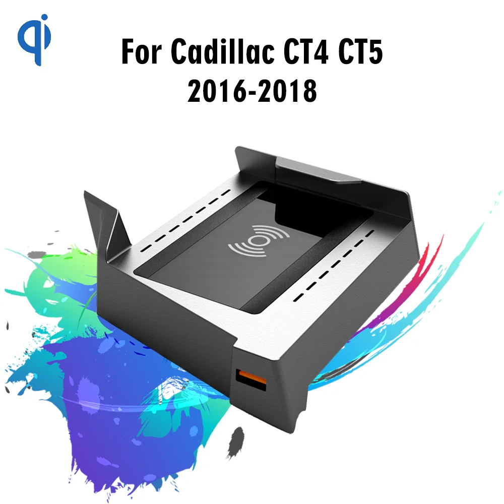 QI Fast Charging Board For Cadillac CT4 CT5 2016-2018 Auto Parts 15W Wireless Charger Cigarette Lighter Modification Accessories
QI Fast Charging Board For Cadillac CT4 CT5 2016-2018 Auto Parts 15W Wireless Charger Cigarette Lighter Modification Accessories