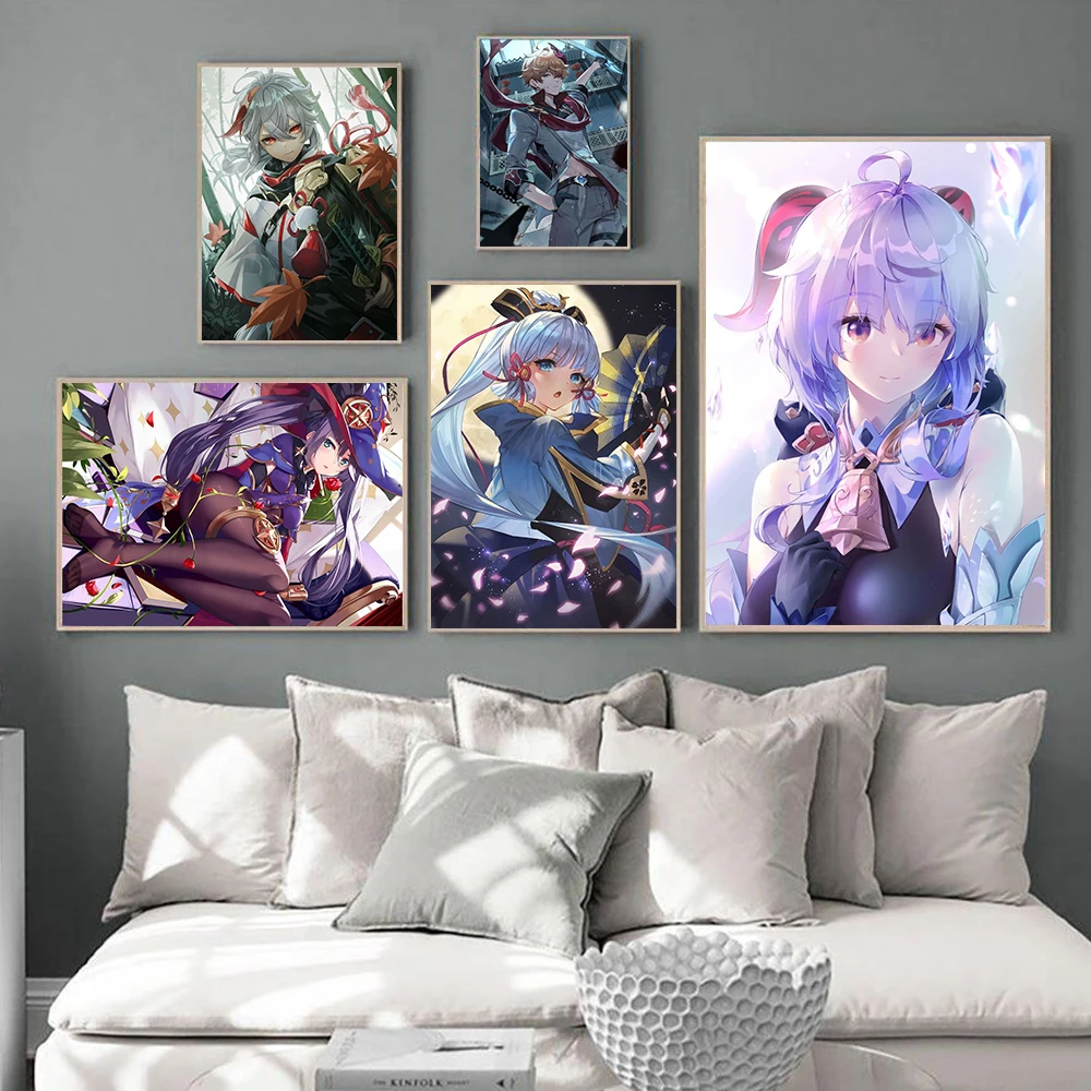 Genshin Impact Poster Classic Game Canvas Painting Anime Ganyu Mona Print Cartoon Picture Art Decoration Living Room Wall Decor
Genshin Impact Poster Classic Game Canvas Painting Anime Ganyu Mona Print Cartoon Picture Art Decoration Living Room Wall Decor