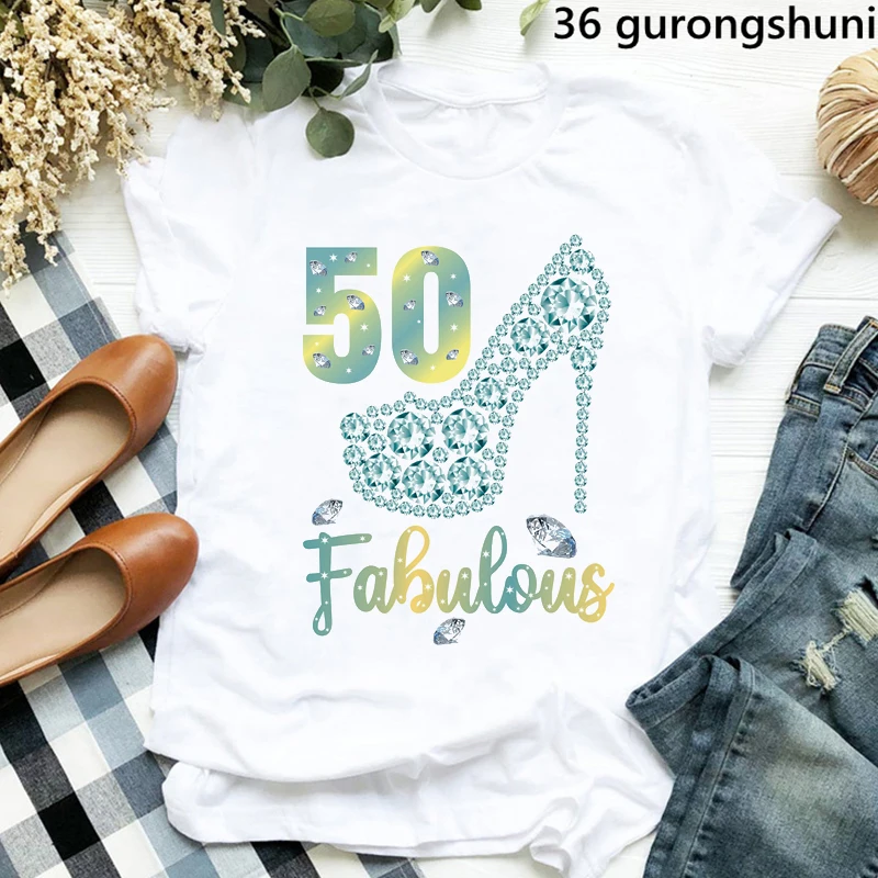 Fabulous Funny 27-70th Birthdaytee Shirt Femme Fashion Harajuku Women'S Tshirt Summer Aesthetic Women'S Birthday Gift Tshirt Top
Fabulous Funny 27-70th Birthdaytee Shirt Femme Fashion Harajuku Women'S Tshirt Summer Aesthetic Women'S Birthday Gift Tshirt Top